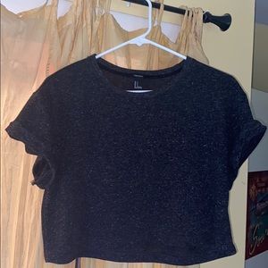 Charcoal crop top